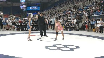 100 lbs Champ. Rd Of 64 - Elizabeth Carlson, Minnesota vs Cidney Schaffer, Pennsylvania