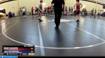 120 lbs Cons. Round 2 - Brady Shannon, Western Wrestling Club vs Jack Richardson, Roncalli Wrestling Foundation