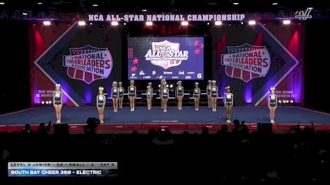South Bay Cheer 360 - Electric [2026 L2 Junior - D2 - Small - A Day 2] 2026 NCA All-Star National Championship