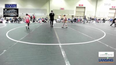 85 lbs Semifinal - Brody Gustin, Michigan Premier WC - (A) vs Cole Martin, Greater Heights Wrestling