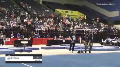 Liam DeWeese - Floor, WOGA - 2021 USA Gymnastics Development Program National Championships