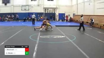 160 lbs Quarterfinal - Isaiah Blackwell, James Logan High School vs Adrien Reyes, Clovis