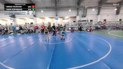 70 lbs Quarterfinal - Adrian Palincsar, NB Elite Wrestling Club vs Sadie Stephenson, NXT Level Wrestling Academy