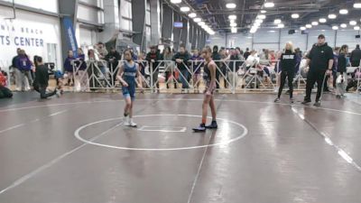 75 lbs Round 1 (9am Friday) - Allison Krantz, Misfits vs Emily Sidebottom, Maryland Gold