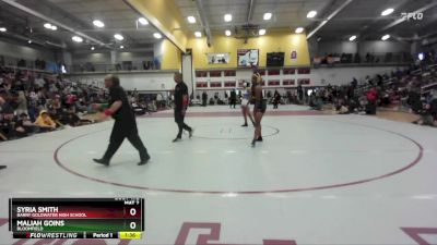 145 lbs 1st Place Match - Syria Smith, Barry Goldwater High School vs Maliah Goins, Bloomfield