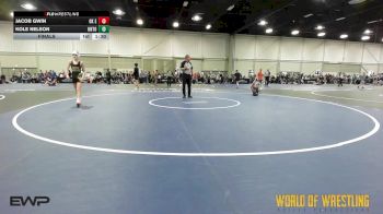 85 lbs Final - Jacob Gwin, OK Elite 14U 2 vs Kole Nelson, Untouchables 14u Purple