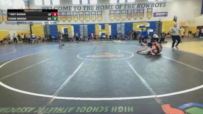 126 lbs Champ. Round 1 - Codie Weese, Unattached vs Roy Barak, Lake Highland Prep