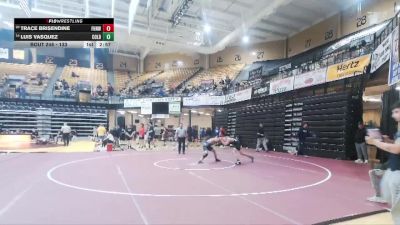 133 lbs Cons. Round 2 - Luis Vasquez, Colby CC vs Trace Brisendine, Fort Hays Tech Northwest