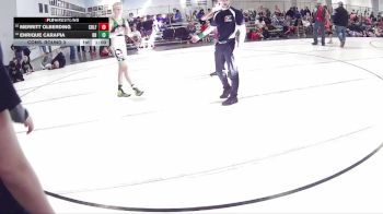 129 lbs Cons. Round 3 - Merritt Olberding, Fort Calhoun vs Enrique Carapia, BV Bison