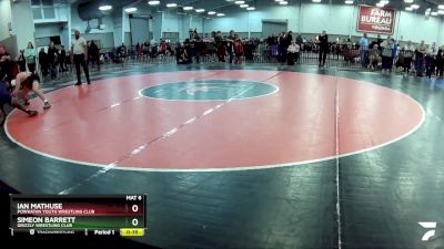 144 lbs 3rd Place Match - Simeon Barrett, Grizzly Wrestling Club vs Ian Mathuse, Powhatan Youth Wrestling Club