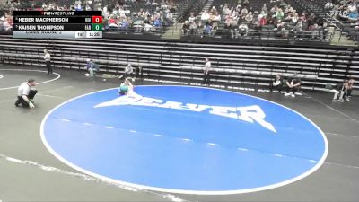 6A 144 lbs Cons. Round 2 - Heber Macpherson, Riverton vs Kaisen Thompson, Farmington