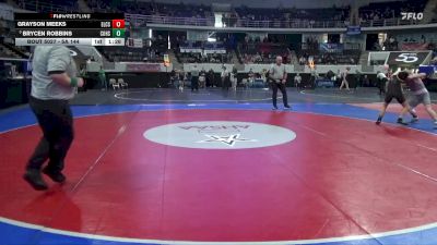 5A 144 lbs Quarterfinal - Brycen Robbins, Corner vs Grayson Meeks, Elmore County School