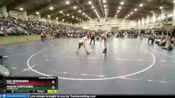 190 lbs Champ. Round 2 - Mason Kartchner, Farmington vs Isai Hernandez, Granger