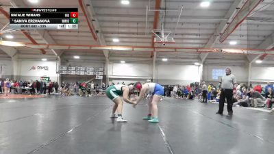 235 lbs Champ. Round 2 - Natalie Winans, Findlay High School vs Saniya Erzhanova, William Mason High School