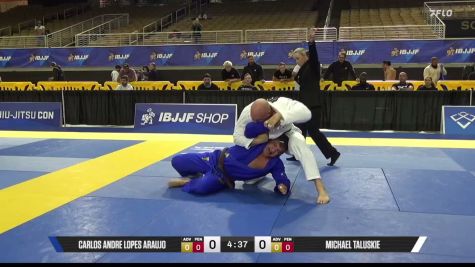 Michael Taluskie vs Carlos Andre Lopes Araujo 2026 Pan Jiu Jitsu IBJJF Championship