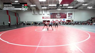 141 lbs Consi Of 4 - Gaven Suica, Edinboro - Unatt vs Nick Blackburn, Central Michigan - Unatt