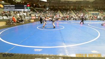 100 lbs Consi Of 4 - Kohen Martin, Catoosa Wrestling vs Jett Galloway, Keystone Wrestling Club