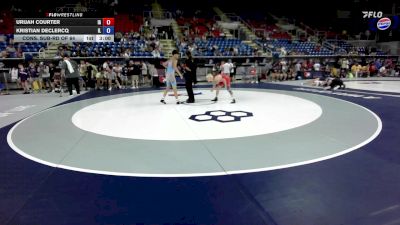 113 lbs Cons. Sub-rd Of 64 - Urijah Courter, IA vs Kristian DeClercq, IL