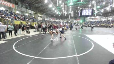 140 lbs Consi Of 8 #2 - Noah Weber, Hayden vs Josh Sandoval, Trinidad Miners MS