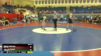 150 lbs Round 1 (16 Team) - Brian Papcun, Ola vs Collin Pucko, Eastside Hs