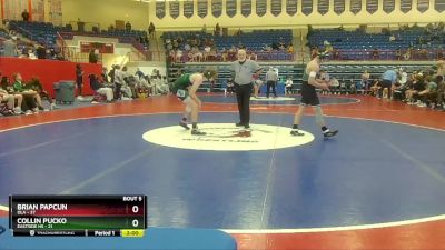 150 lbs Round 1 (16 Team) - Brian Papcun, Ola vs Collin Pucko, Eastside Hs