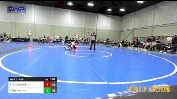 80 lbs Rr Rnd 2 - Apollo Rojas-Crawfod, Funky Singlets vs Ely Groom, Untouchables 9u Purple