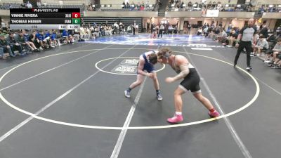 172 lbs Quarterfinals (8 Team) - Vinnie Rivera, Xavier vs Thomas Heiser, Evansville