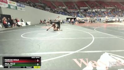 6A-138 lbs Champ. Round 1 - Paul Feliz, Southridge vs Marcus Wold, Oregon City