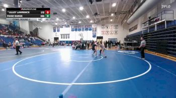 145 lbs Cons. Round 2 - Lilley Lawrence, Lingle-Ft. Laramie/Southeast vs Paige Bangs, Saratoga