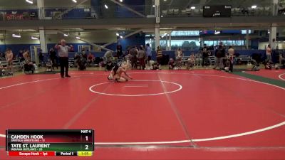 96 lbs Round 2 (16 Team) - Tate St. Laurent, Indiana Outlaws vs Camden Hook, Spatola Wrestling