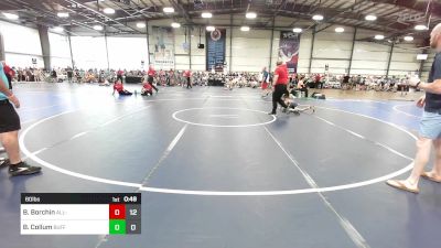 60 lbs Rr Rnd 2 - Beckham Borchin, All-American Wrestling Club vs Brock Collum, Buffalo Valley Wrestling Club - Black