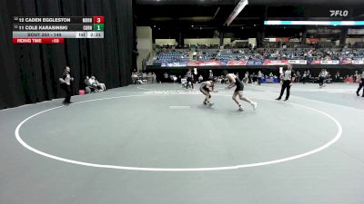 149 lbs Cons. Round 2 - 11 Cole Karasinski, Cornerstone vs 12 Caden Eggleston, Morningside