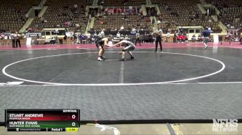 6A 165 lbs Semifinal - Stuart Andrews, Mountain Brook vs Hunter Evans, Northridge High School