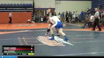 197 lbs Quarterfinal - Danny Lingen, University Of Chicago vs Max Schmitz, Wisconsin-Platteville