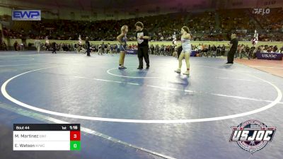 110 lbs Round Of 16 - Maggie Martinez, Davis vs Emma Watson, Newcastle Youth Wrestling