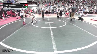 62 lbs 3rd Place - Lillian Shuemake, Viking Wrestling Club vs Emily Tice, Sperry Wrestling Club