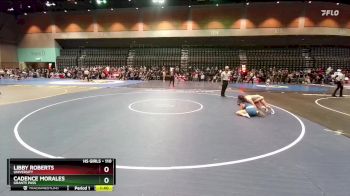 110 lbs Quarterfinal - Libby Roberts, University vs Cadence Morales, Grants Pass