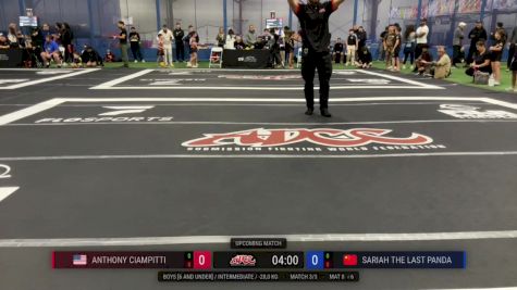 Anthony Ciampitti vs Sariah The Last Panda 2025 ADCC New Jersey Open