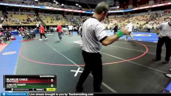 170 Class 1 lbs Quarterfinal - Caelyn Hanff, Wright City vs Blaiklee Cagle, Reeds Spring