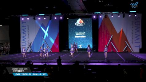 Legends Cheer Elite - Hercules [2025 L1 Youth - D2 - Small - B - WC Day 1] 2025 The Youth Summit
