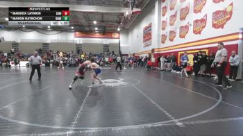 132 lbs Quarterfinal - Maddox Laymon, Sheridan vs Mason Katschor, Dundee