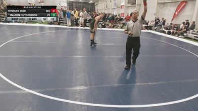 150 lbs Cons. Sub-rd Of 16 - Dalton Hutchinson, Jack Pine Savage vs Thomas Mize, Minion Training Center