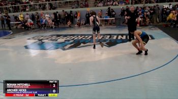 102 lbs Quarterfinal - Rohan Mitchell, Kodiak Wrestling Club vs Archer Hicks, Chugach Eagles Wrestling Club