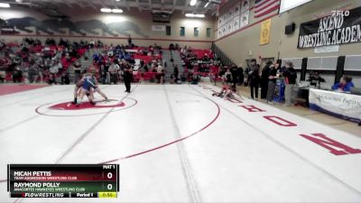 84 lbs Round 3 - Micah Pettis, Team Aggression Wrestling Club vs Raymond Polly, Anacortes Hawkeyes Wrestling Club