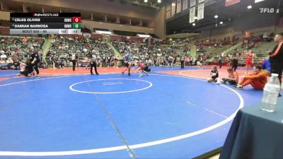 96 lbs Semifinal - Damian Barbosa, Honey Badger Wrestling Club vs Celes Oliver, Honey Badger Wrestling Club