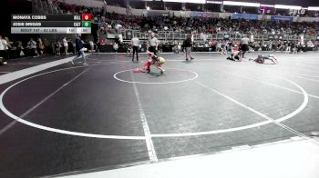 53 lbs Quarterfinal - Monaya Cobbs, Belleville Little Devils vs Josie Briggs, East Kansas Eagles