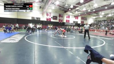 105 lbs Champ. Round 3 - Mariah Mayorga, Eisenhower vs Noemi Garcia Garcia, Savanna