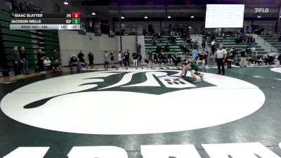 126 lbs Cons. Round 4 - Isaac Slayter, St. John Paul The Great vs Jackson Wells, Benedictine College Prep