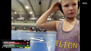 70B Cons. Round 2 - Jasper Wassen, Hannibal Youth Wrestling Club vs Colby Horton, Repmo Wrestling Club