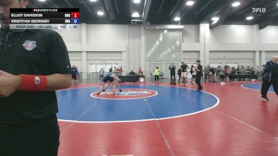 157 lbs Quarters - Elliot Davisson, Bradley Wrestling Club vs Kristiyan Georgiev, Roundtree Wrestling Academy